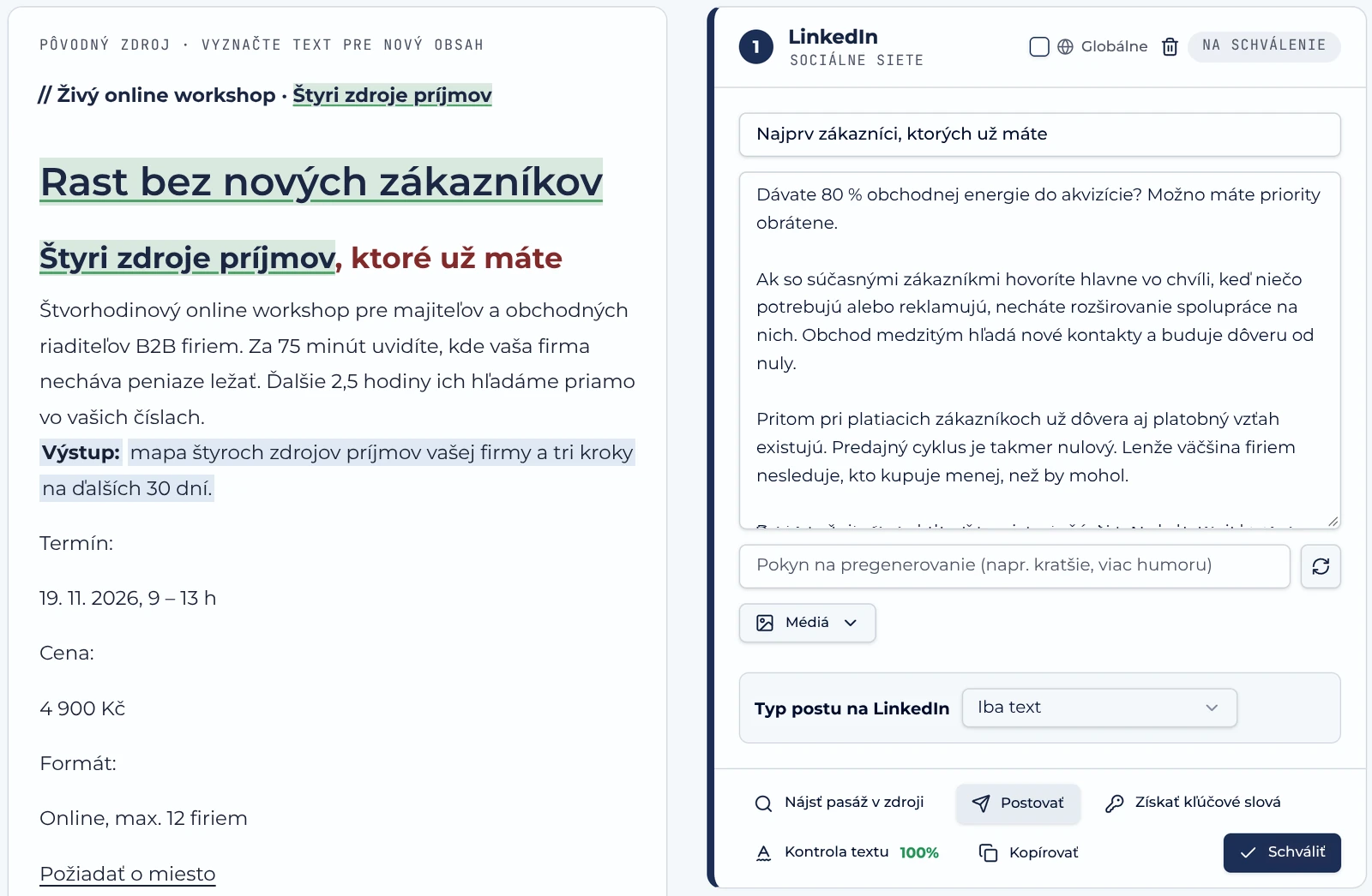 Editor AuthorityHubu so zdrojom a hotovým príspevkom